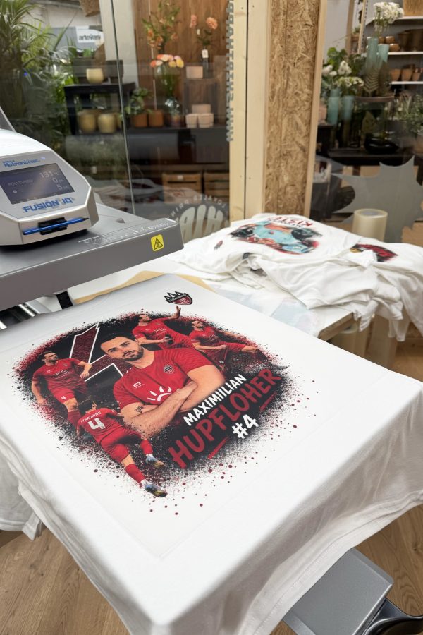 Bedruckte Teamwear für ein Team aus Straubing